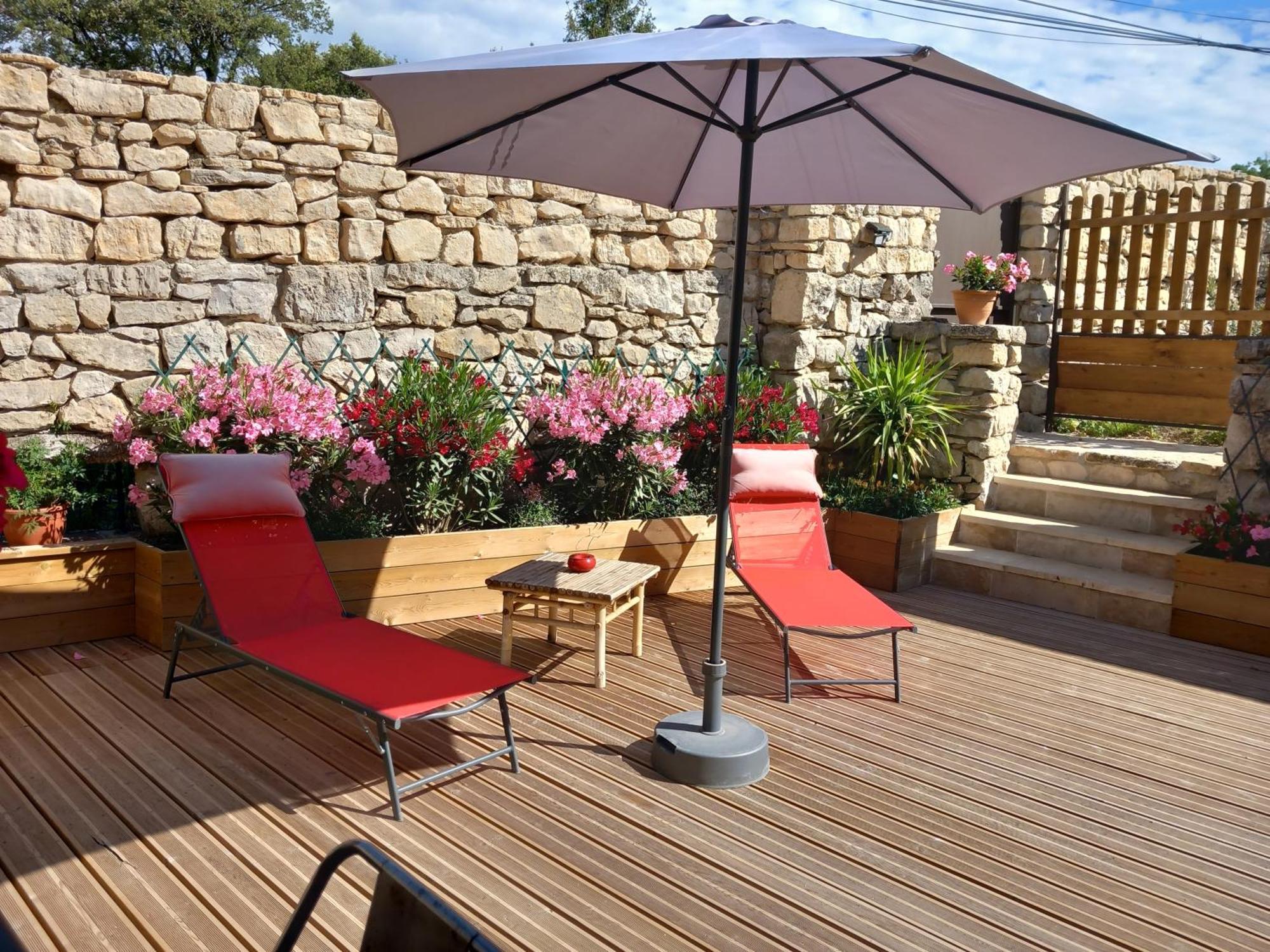 Chez Daniele Chambre Avec Jacuzzi Et Terrasse Privee Murs  ภายนอก รูปภาพ