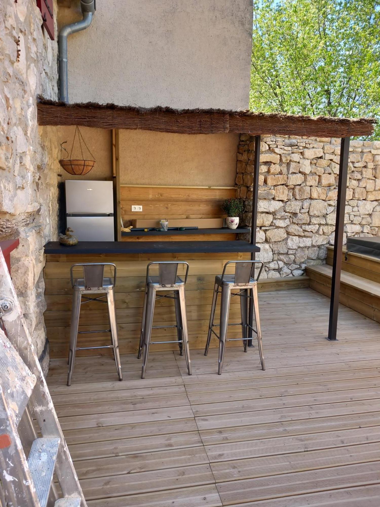 Chez Daniele Chambre Avec Jacuzzi Et Terrasse Privee Murs  ภายนอก รูปภาพ